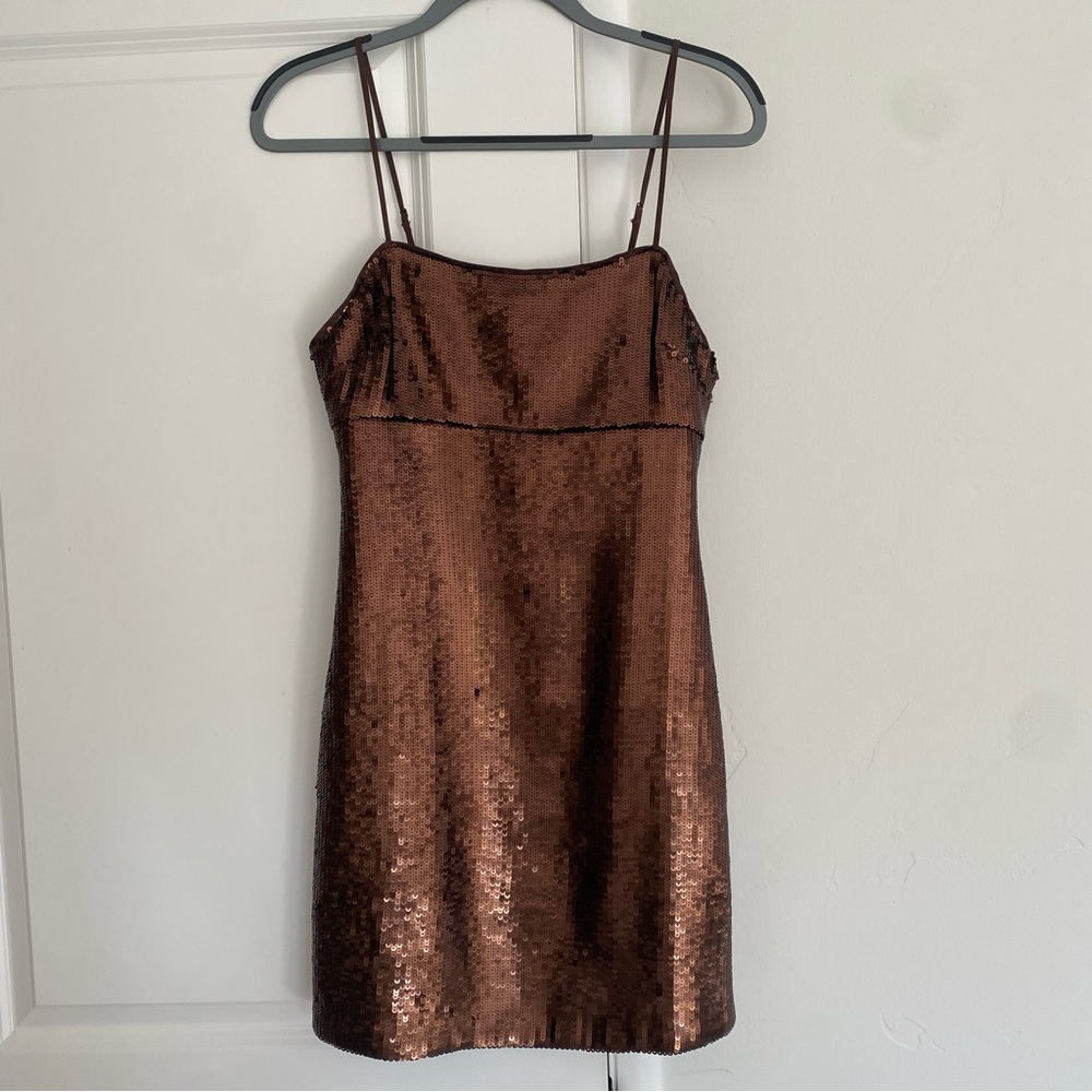 Madewell Sequin Slip Mini Dress Size 4
